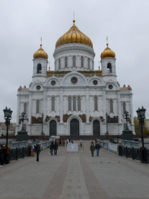 Die Christi-Erlöser-Kirche, größte Kirche Moskaus